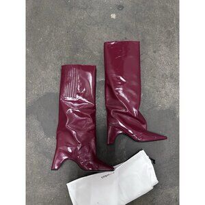 Coperni Gloss Bridge Boots Red